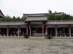 Gate and walkway at the back of the Yongqing Temple