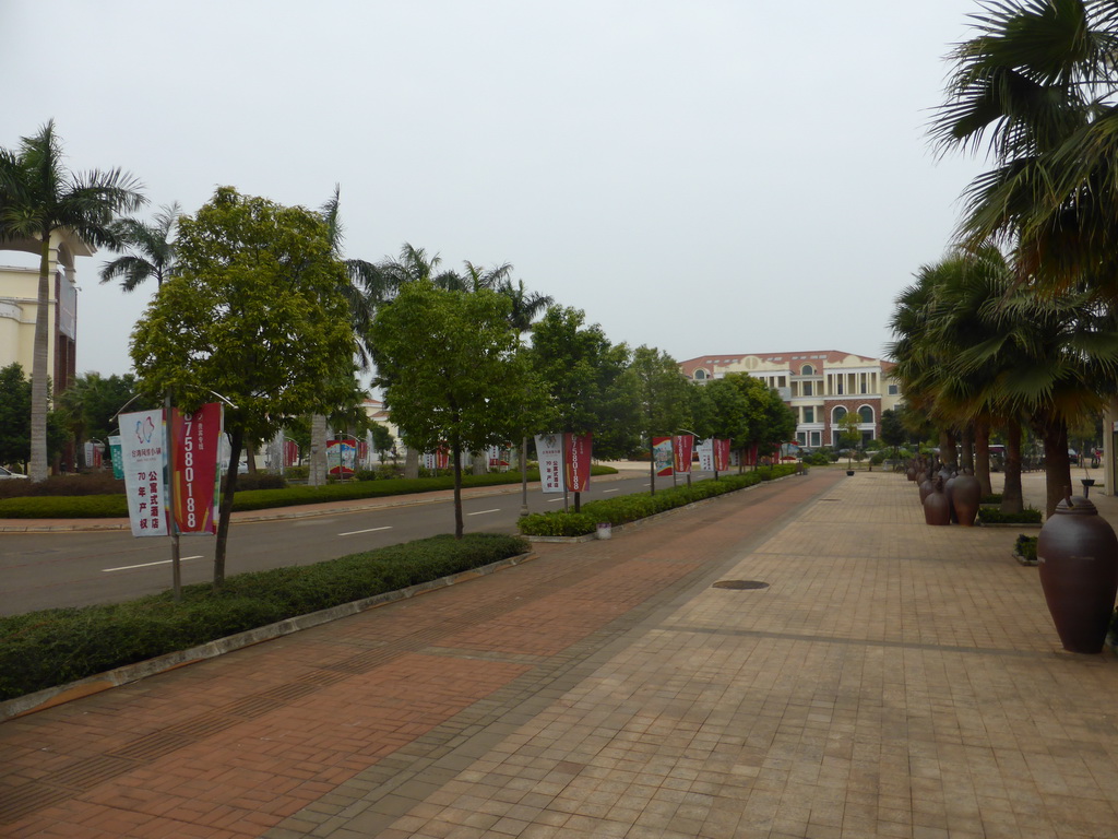 Road at the Fushan Town Center of Coffee Culture and Customs