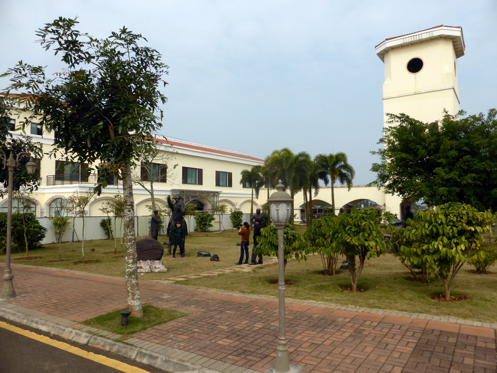 Statue garden at the Fushan Town Center of Coffee Culture and Customs