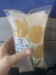 Bag of chips at the airplane from Rotterdam