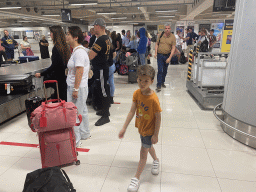 Miaomiao and Max at the Arrivals Hall of Dubrovnik Airport