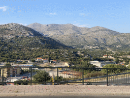 Houses at the town of Cibaca, viewed from the bus from the Grand Hotel Park to Dubrovnik Airport on the D8 road