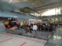 Interior of the Departures Hall of Dubrovnik Airport