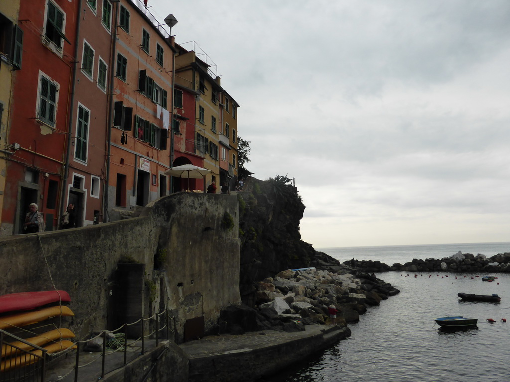 The south side of the harbour of Riomaggiore