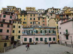 The Piazza del Vignaiolo square at Riomaggiore