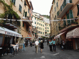 The Via Colombo street at Riomaggiore