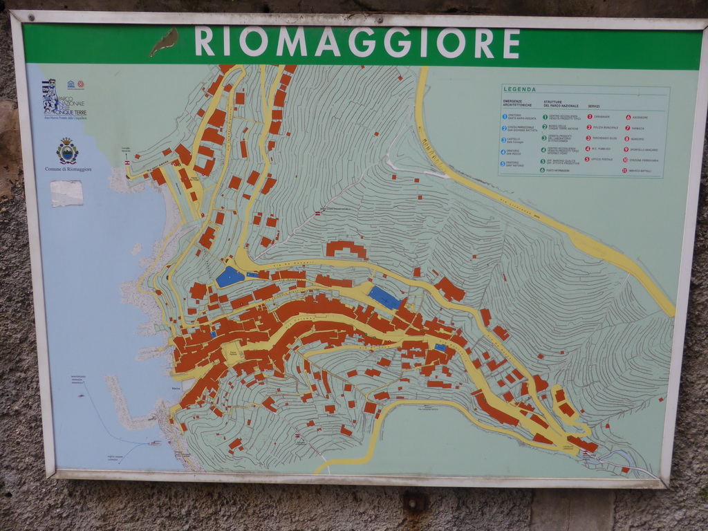 Map of Riomaggiore