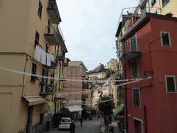 The Via Colombo street at Riomaggiore