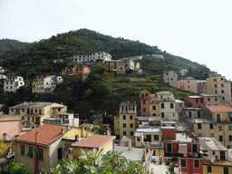 View from the Via Telemaco Signorini street on the upper side of Riomaggiore