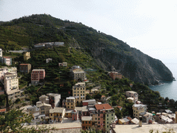 The upper side of the town, viewed from the Riomaggiore Castle