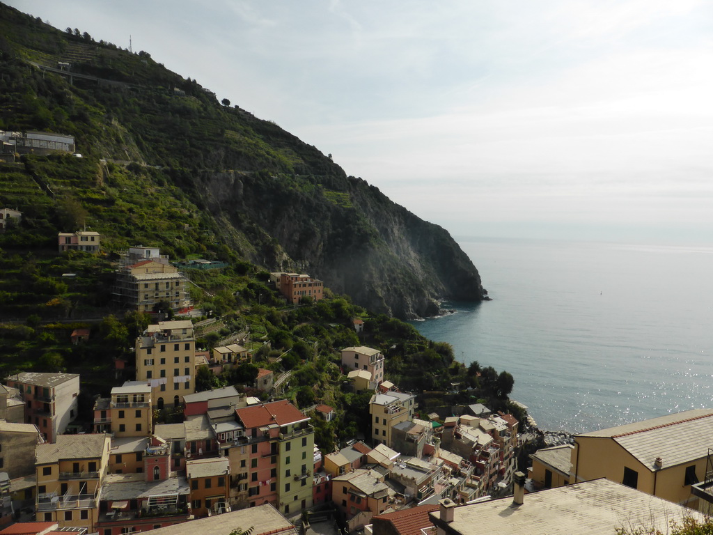 The town center, viewed from the Riomaggiore Castle