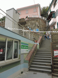 Start of the Via dell`Amore path to Manarola, at the Riomaggiore railway station