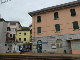 The Riomaggiore railway station
