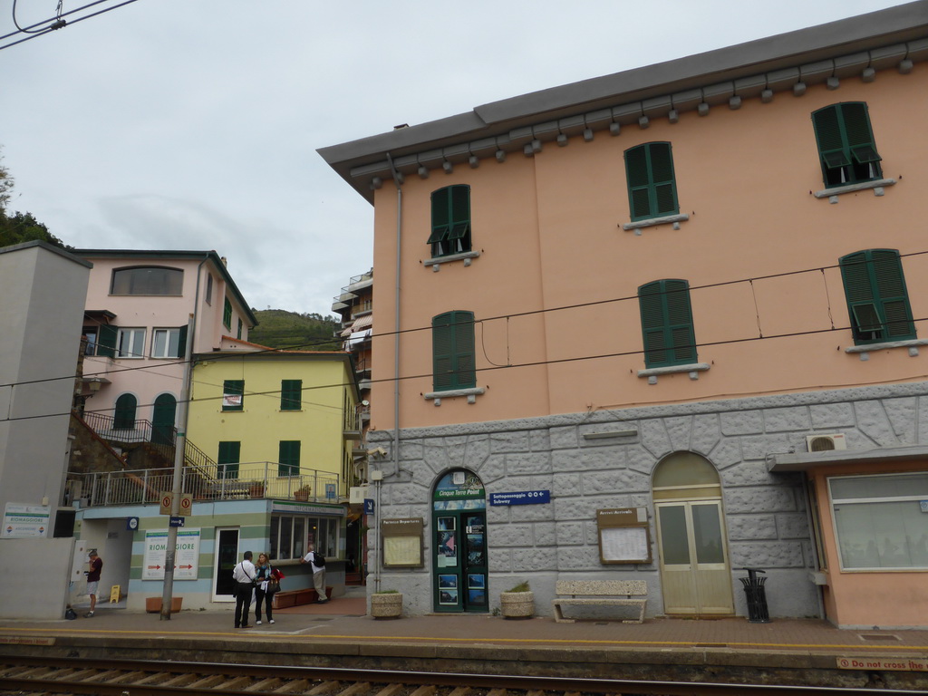 The Riomaggiore railway station