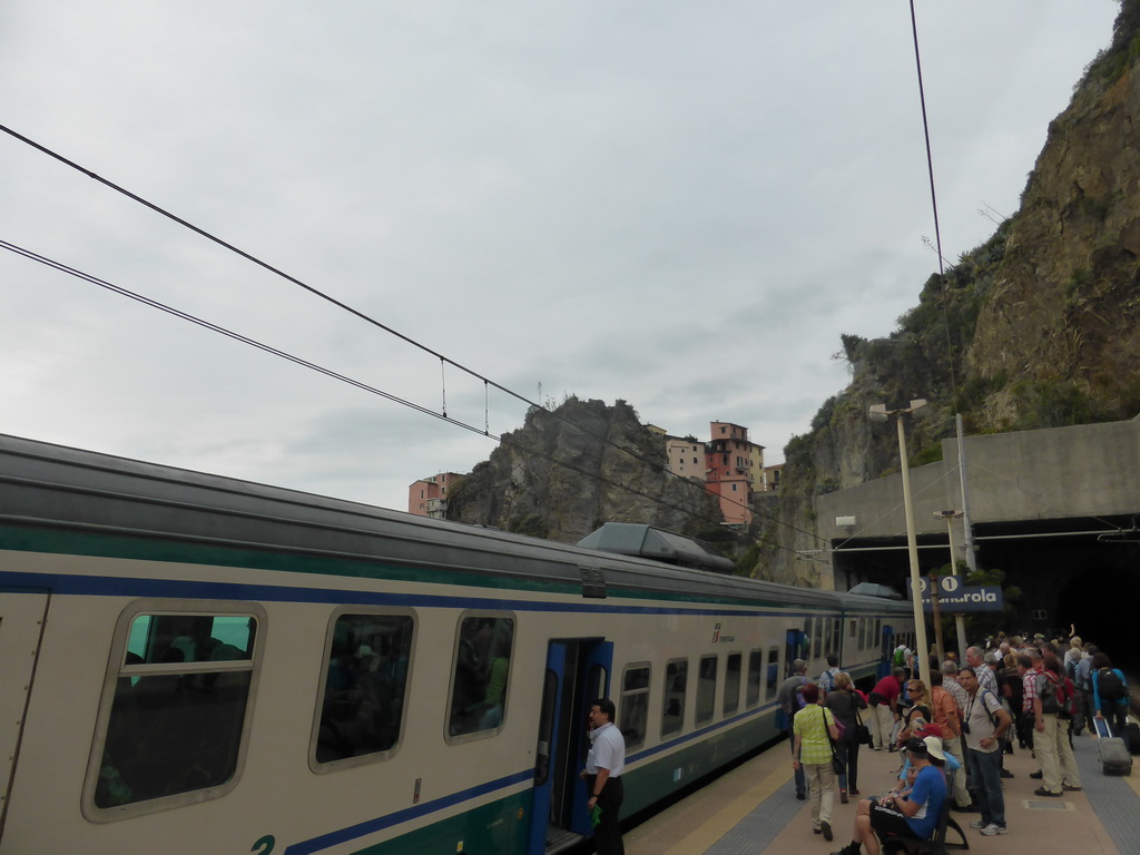 The Manarola railway station