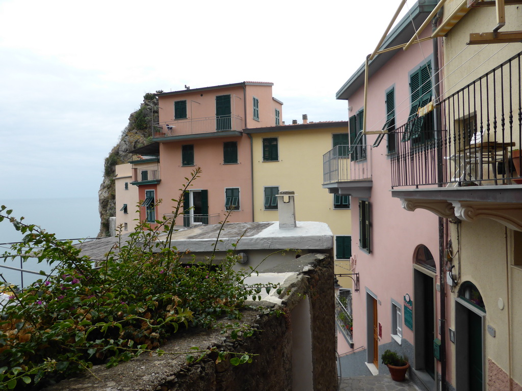 Houses at the Via Rolandi street at Manarola