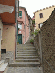 Staircase at the west side of the Via Rolandi street at Manarola