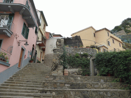 Staircase at the west side of the Via Rolandi street at Manarola