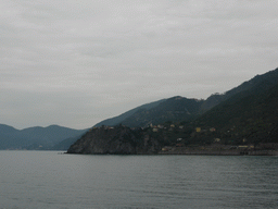 The town of Corniglia, viewed from the Via dei Giovani path from Manarola