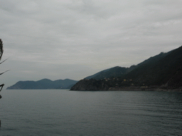 The town of Corniglia, viewed from the Via dei Giovani path from Manarola