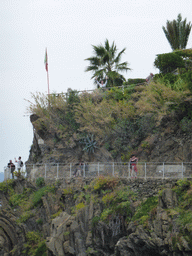 Tim at the Punta Bonfiglio hill at Manarola and the Via dei Giovani path to Corniglia