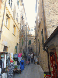 The Via Fieschi street at Corniglia