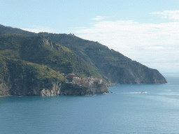 Manarola, viewed from the Santa Maria Belvedere viewing point at Corniglia