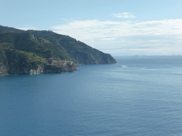 Manarola, viewed from the Santa Maria Belvedere viewing point at Corniglia