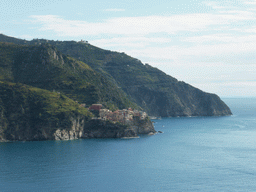 Manarola, viewed from the square behind the Oratory of San Caterina at Corniglia