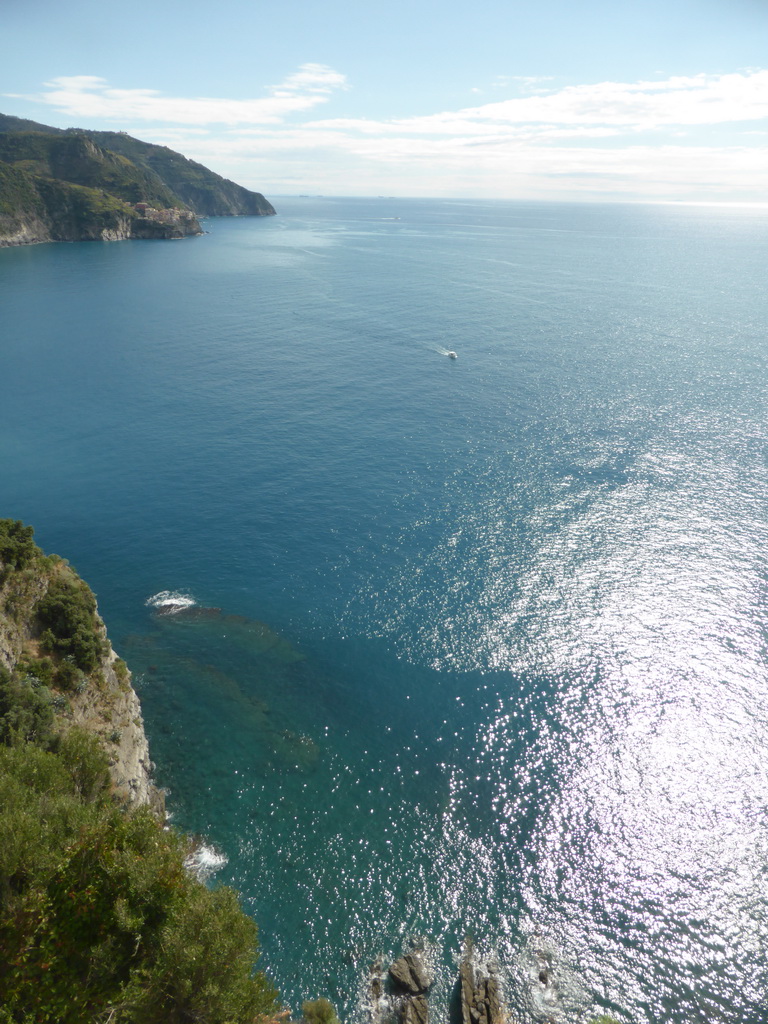 Manarola, viewed from the Santa Maria Belvedere viewing point at Corniglia