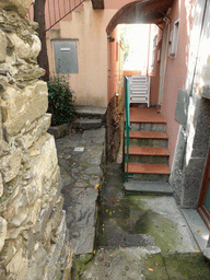 Houses at the square behind the Oratory of San Caterina at Corniglia