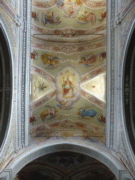 Ceiling of the Chiesa di San Pietro church at Corniglia