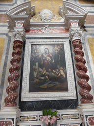 Painting at the Chiesa di San Pietro church at Corniglia