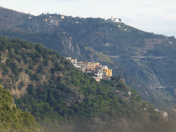 Corniglia, viewed from the Doria Castle at Vernazza
