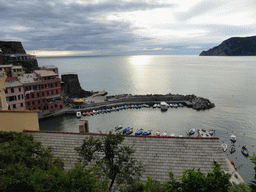 The harbour of Vernazza, viewed from the path to Monterosso al Mare