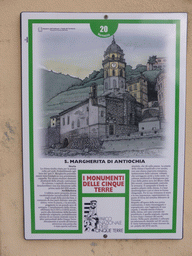 Explanation on the Chiesa di Santa Margherita d`Antiochia church at Vernazza