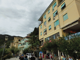 Houses at the Lungomare Fegina beachfront of the new town of Monterosso al Mare