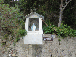 Statue of the Virgin Mary at the Zii di Frati street at Monterosso al Mare