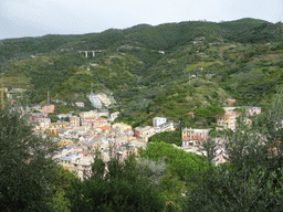 Monterosso al Mare, viewed from the Convento dei Frati Minori Cappuccini monastery