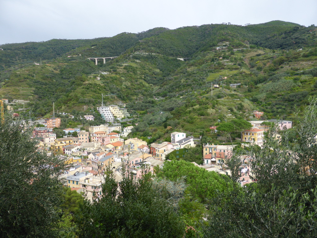 Monterosso al Mare, viewed from the Convento dei Frati Minori Cappuccini monastery