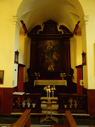 Side chapel of the Chiesa di San Francesco church at the Convento dei Frati Minori Cappuccini monastery at Monterosso al Mare