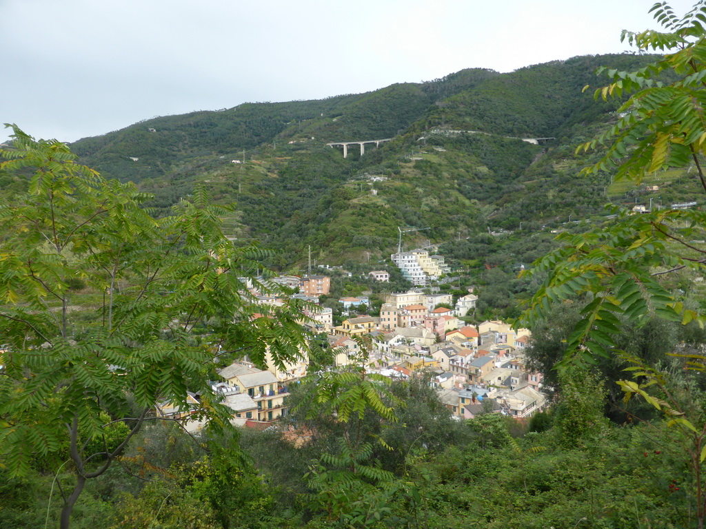 Monterosso al Mare, viewed from the Convento dei Frati Minori Cappuccini monastery