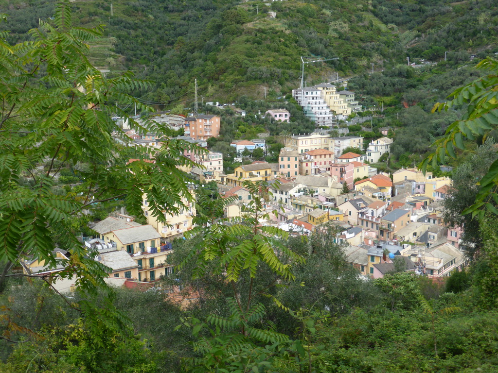 Monterosso al Mare, viewed from the Convento dei Frati Minori Cappuccini monastery