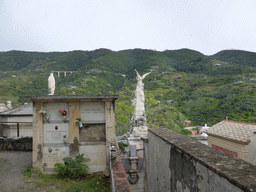 The Cemetery of Monterosso al Mare, with a view on the town
