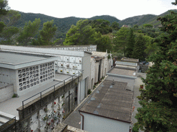 The Cemetery of Monterosso al Mare, with a view on the surrounding hills