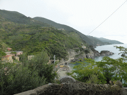 Monterosso al Mare and its beach, viewed from the Cemetery