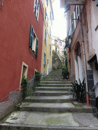 Street leading down from the Cemetery to Monterosso al Mare