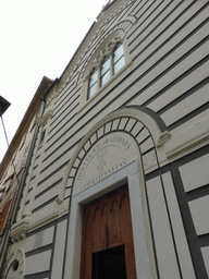 Front of the Oratorio Mortis et Orationis oratory at Monterosso al Mare