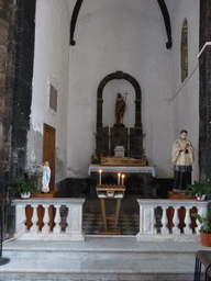 Right side chapel of the Chiesa di San Giovanni Battista church at Monterosso al Mare