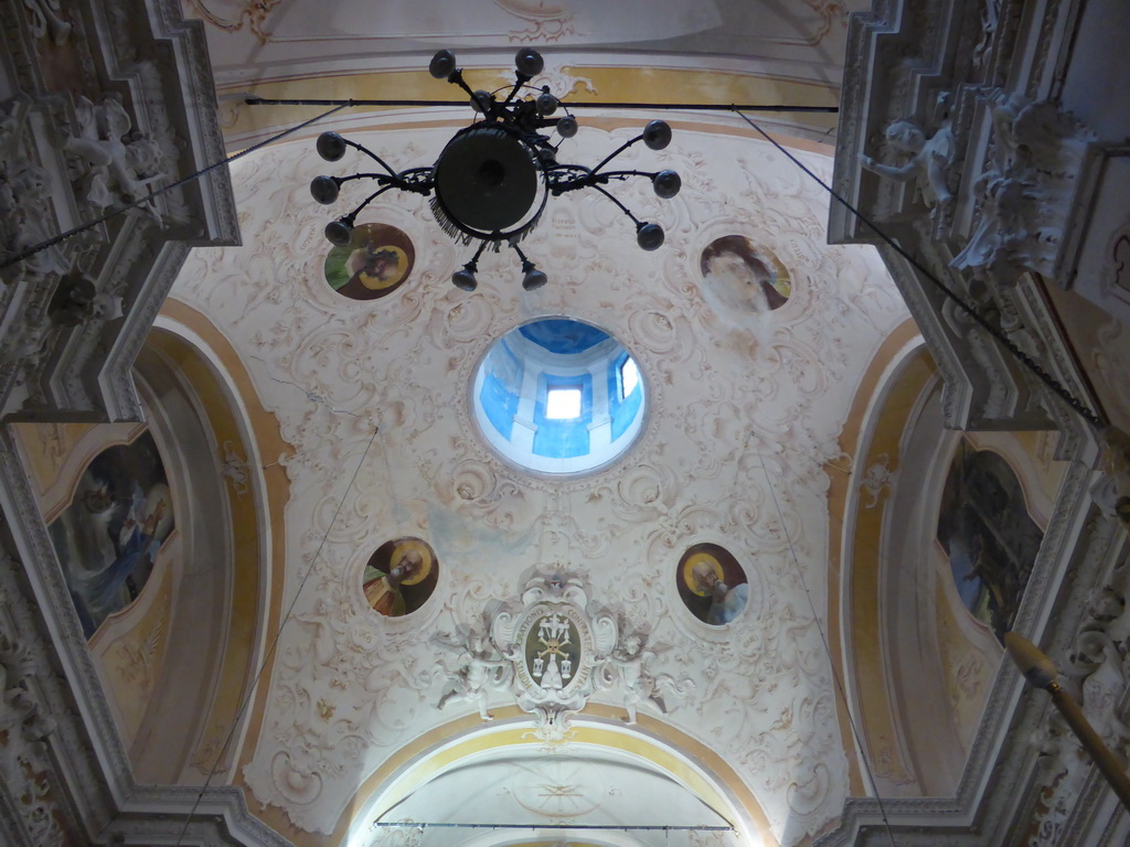 Ceiling of the Oratorio Mortis et Orationis oratory at Monterosso al Mare